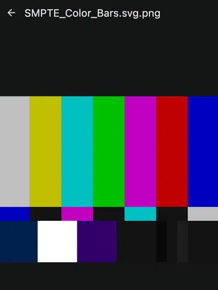 Previewing an image attachment in-app, without writing it to disk first