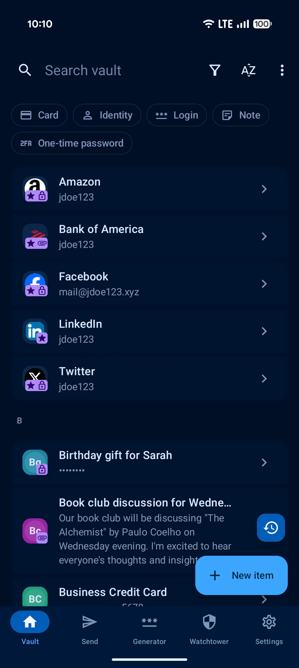 Keyguard on an Android phone